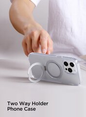 Чехол Joyroom JR-BP004 Magnetic Protective Phone Case With Holder Apple iPhone 15 прозрачный цена и информация | Чехлы для телефонов | kaup24.ee