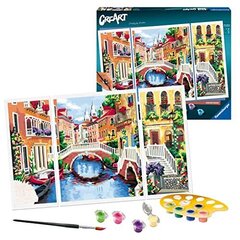 Ravensburger Creart Venetian Dreams Номера для взрослых и детей в возрасте 12 лет - набор живописи и поделки - аксессуары для домашнего декора цена и информация | Живопись по номерам | kaup24.ee