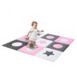 Vahtplastist puslematt lastele 180x180cm 9-osaline hall roosa värv цена и информация | Tegelustekid | kaup24.ee