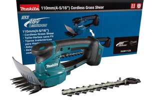 Heki- ja murulõikur Dum111ZX Makita 2IN1 цена и информация | Пилы, циркулярные станки | kaup24.ee