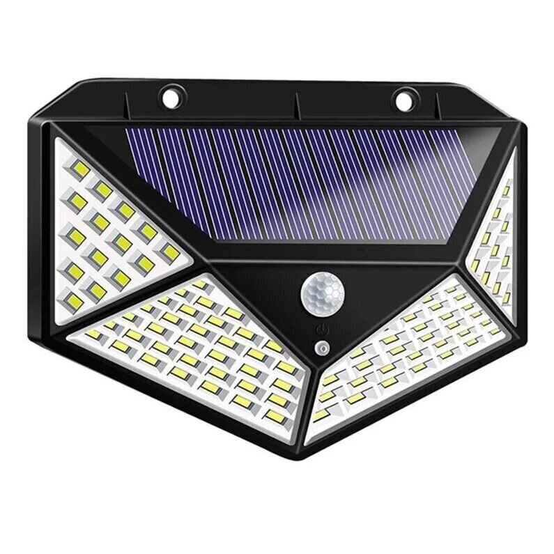LED-lamp päikesepaneeliga 100-SMD hind ja info | Aia- ja õuevalgustid | kaup24.ee