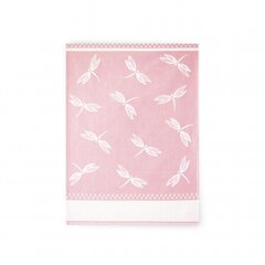 Кухонное полотенце Стрекозы 50х70 см, розовое цена и информация | Полотенца | kaup24.ee