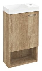 Шкафчик под умывальник Latus XI, коричневый цена и информация | Шкафчики для ванной | kaup24.ee