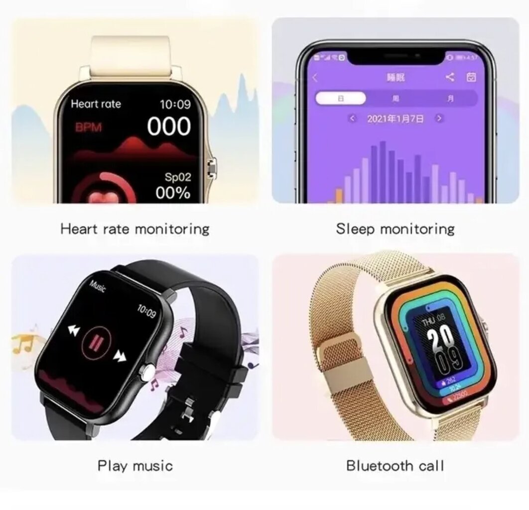 Y13 Bluetoothi ​​nutikell meestele ja naistele цена и информация | Nutikellad (smartwatch) | kaup24.ee
