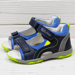 Кожаные сандали для мальчиков D.D.STEP AC290-982B, синие цена и информация | Детские сандали | kaup24.ee