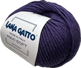 Lõng Lana Gatto Maxi Soft 14600, 50g/90m, tumelilla hind ja info | Kudumistarvikud | kaup24.ee