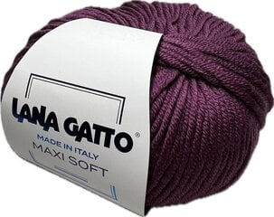 Lõng Lana Gatto Maxi Soft 14594 50g/90m, lilla hind ja info | Kudumistarvikud | kaup24.ee