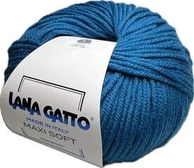 Lõng Lana Gatto Maxi Soft 14636, 50g/90m, merelaine hind ja info | Kudumistarvikud | kaup24.ee