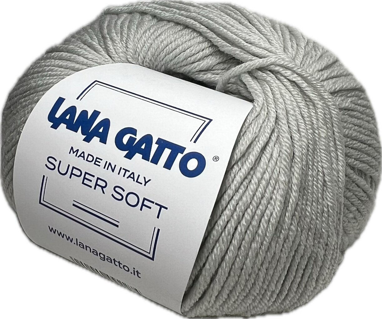 Lõng Lana Gatto Super Soft 14616, 50g/125m, hall цена и информация | Kudumistarvikud | kaup24.ee