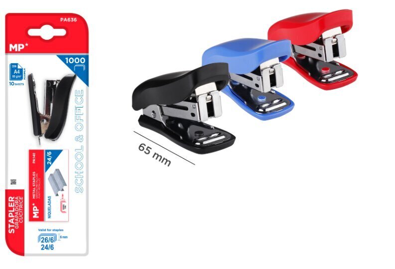 Klammerdaja MP Office Stapler Plus 24/6, klambritega hind ja info | Kirjatarbed | kaup24.ee