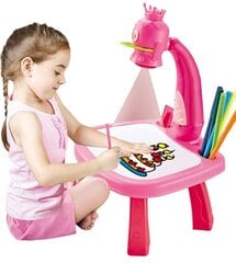 Multifunktsionaalne joonistusprojektor Pink Dragon цена и информация | Развивающие игрушки | kaup24.ee