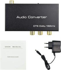 Amanka digitaal-HDMI-analoogmuundur, 3,5 mm цена и информация | Кабели и провода | kaup24.ee