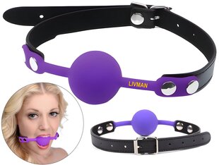 Suukork LIVMAN E-131 silikoonkuuliga hind ja info | BDSM ja fetish | kaup24.ee