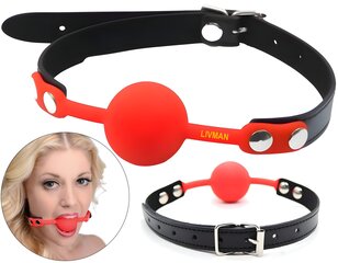 Suukork LIVMAN E-131 silikoonkuuliga hind ja info | BDSM ja fetish | kaup24.ee