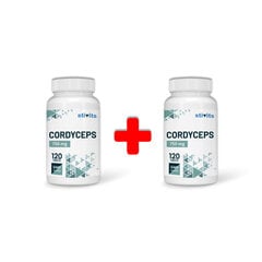 Toidulisand Stivits 1+1 Cordyceps 750 mg vegan, 240 tabletti hind ja info | Vitamiinid, toidulisandid, immuunsuse preparaadid | kaup24.ee