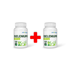 Toidulisand Stivits 1+1 Selenium 200 mcg vegan, 240 tabletti hind ja info | Vitamiinid, toidulisandid, immuunsuse preparaadid | kaup24.ee