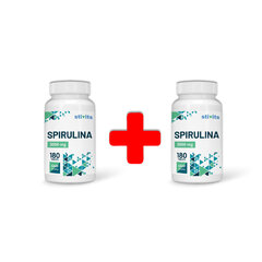 Toidulisand Stivits 1+1 Spiruliin 3000 mg vegan tabletid, N180 hind ja info | Vitamiinid, toidulisandid, immuunsuse preparaadid | kaup24.ee