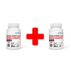 Toidulisand Stivits 1+1 Raud kompleks Bisglütsinaatina 27mg vegan tabletid, N90 hind ja info | Vitamiinid, toidulisandid, immuunsuse preparaadid | kaup24.ee
