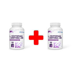 Toidulisand Stivits 1+1 L-Tryptofaan 200 mg + Griffonia + B6 vegan tabletid, N90 hind ja info | Vitamiinid, toidulisandid, immuunsuse preparaadid | kaup24.ee