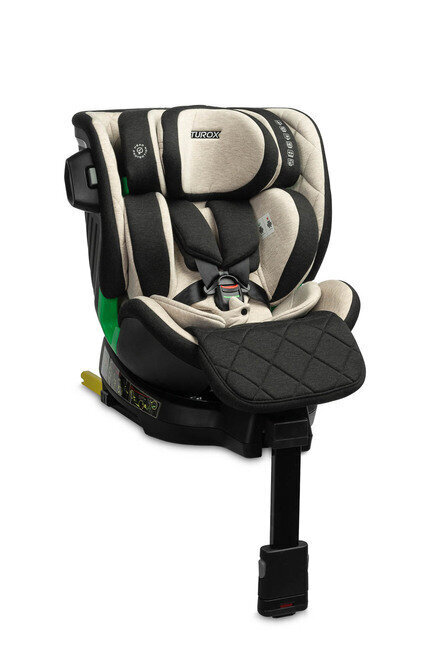 Turvahäll Caretero Turox I-Size, 0-18 kuud, Beige hind ja info | Turvatoolid | kaup24.ee