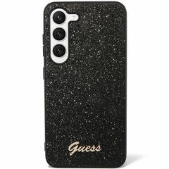 Чехол Guess для S24 S921 GUHCS24SHGGSHK hardcase Glitter Script черный цена и информация | Чехлы для телефонов | kaup24.ee