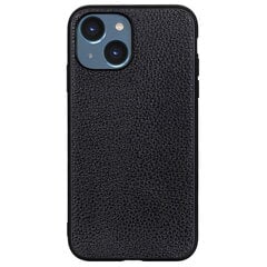 „Deluxe Leather“ кожаный чехол - чёрный (iPhone 14) цена и информация | Чехлы для телефонов | kaup24.ee