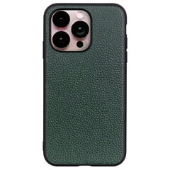 „Deluxe Leather“ кожаный чехол - зелёный (iPhone 14 Pro Max) цена и информация | Чехлы для телефонов | kaup24.ee