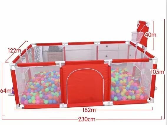 Maneež lastele PlayPen grey hind ja info | Reisivoodid, mänguaedikud | kaup24.ee