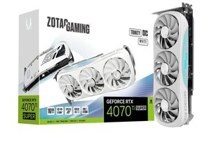 Zotac Gaming GeForce RTX 4070 Ti Super Trinity OC White Edition (ZT-D40730Q-10P) цена и информация | Видеокарты | kaup24.ee