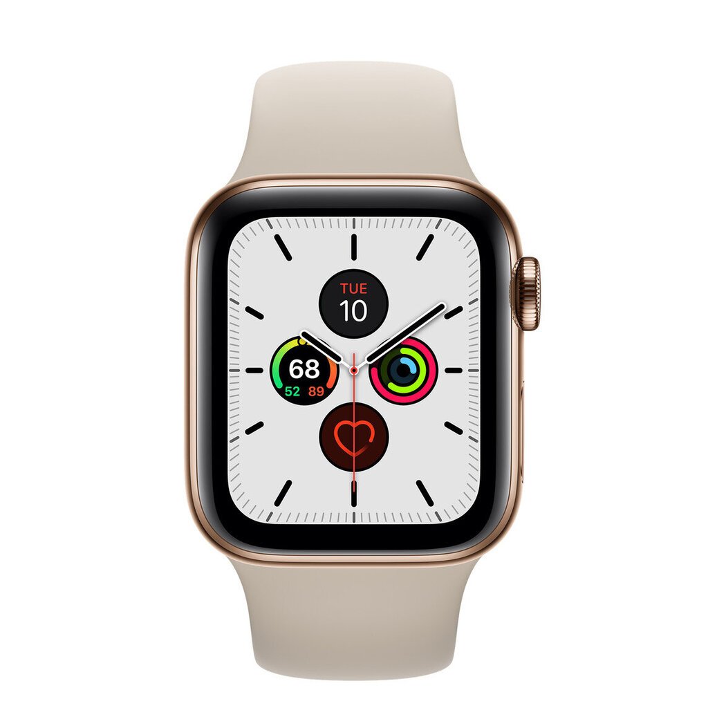 Apple Watch Series 5 40mm Stainless steel GPS+Cellular (Uuendatud, seisukord nagu uus) цена и информация | Nutikellad (smartwatch) | kaup24.ee