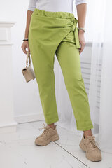 Vabaaja püksid naistele 27561-U, roheline hind ja info | Naiste püksid | kaup24.ee