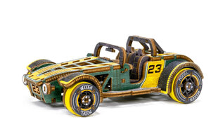 Puitkonstruktor Wooden city Roadster Limited Edition, 115 tk hind ja info | Klotsid ja konstruktorid | kaup24.ee