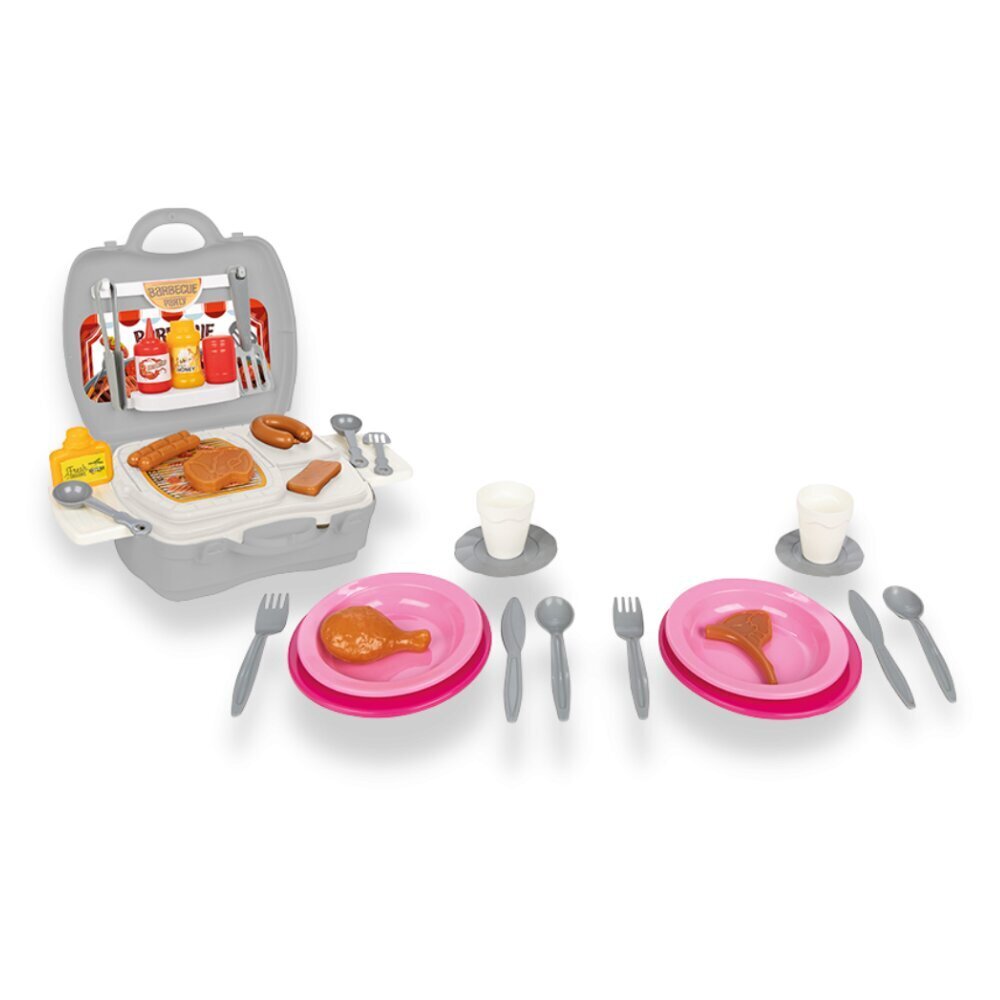 Laste mänguköök kohvris Pilsan hind ja info | Tüdrukute mänguasjad | kaup24.ee