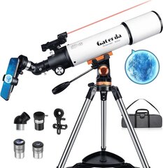 Professionaalne refraktorteleskoop Gaterda, valge hind ja info | Mikroskoobid ja teleskoobid | kaup24.ee