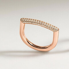 Rosato Современное бронзовое кольцо с цирконами Bianca RZBI34 цена и информация | Кольцо | kaup24.ee