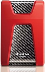 Adata HD650 2.5'' 1TB, USB 3.0, Punane цена и информация | Жёсткие диски (SSD, HDD) | kaup24.ee