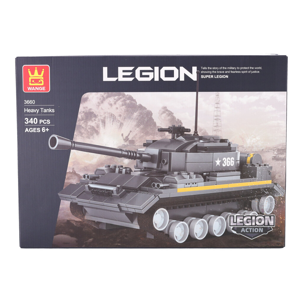 Konstruktor Legion Soomustatud tank, 340 tk цена | kaup24.ee