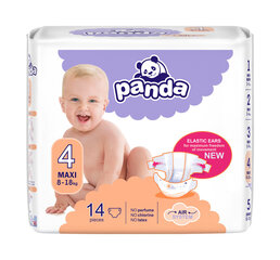 Mähkmed Panda Nappies Max I 8-18 kg, 4 pakki komplekt цена и информация | Подгузники | kaup24.ee