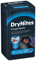 Mähkmed Huggies DryNites (17-30kg), 3 x 10 tk цена и информация | Подгузники | kaup24.ee