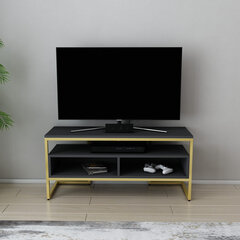 TV alus Asir, 110x35x49,9 cm, kuldne/hall hind ja info | TV alused | kaup24.ee