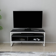 TV alus Asir, 110x35x49,9 cm, valge/hall hind ja info | TV alused | kaup24.ee