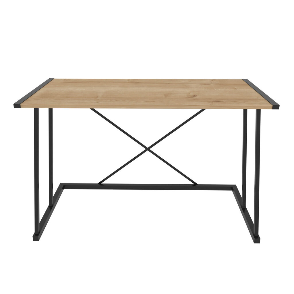 Laud Asir, 114x60x75 cm, must/beež hind ja info | Arvutilauad, kirjutuslauad | kaup24.ee