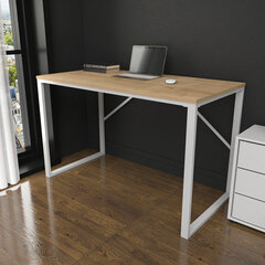 Laud Asir, 120x60x74 cm, valge/beež hind ja info | Arvutilauad, kirjutuslauad | kaup24.ee