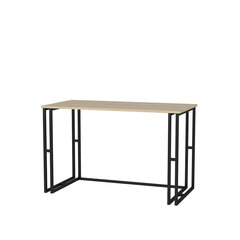 Стол, Асир, 120x60x74,8 см, черный/коричневый цена и информация | Компьютерные, письменные столы | kaup24.ee