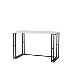 Стол, Асир, 120x60x74,8 см, чёрный/белый цена и информация | Компьютерные, письменные столы | kaup24.ee