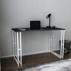 Стол, Асир, 120х60х74,8 см, белый/серый цена и информация | Компьютерные, письменные столы | kaup24.ee