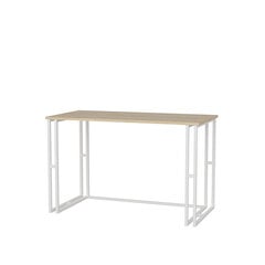 Laud Asir, 120x60x74,8 cm, valge/pruun hind ja info | Arvutilauad, kirjutuslauad | kaup24.ee