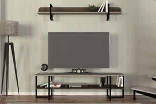 TV alus Asir, 150x41,8x29,6 cm, pruun/hall hind ja info | TV alused | kaup24.ee