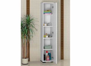 Kapp Asir, 30x165x32 cm, valge цена и информация | Шкафчики для ванной | kaup24.ee