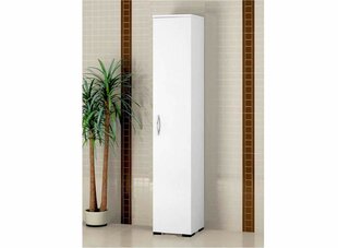 Шкаф, Асир, 30х165х32 см, белый цена и информация | Шкафчики для ванной | kaup24.ee